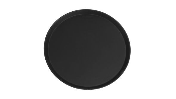 Cambro Camtread Fibreglass Round Non-Slip Tray Black 405mm 1600CT110