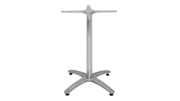 Bolero Aluminium Four Leg Table Base DN641