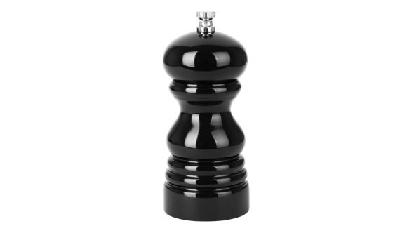 Olympia Salt Or Pepper Grinder Black Hevea Wood 125mm YLSP-2217PM-019