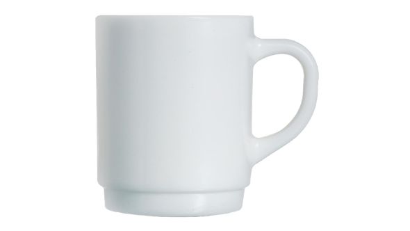 Arcoroc Opal Stackable Mugs 250ml (6 Pack) 36140 (INNER)
