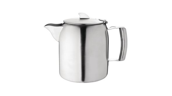 Olympia Airline Teapot Stainless Steel 1.6Ltr 9050SS