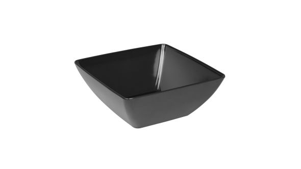 Olympia Kristallon Curved Black Melamine Bowl 11" S-3573