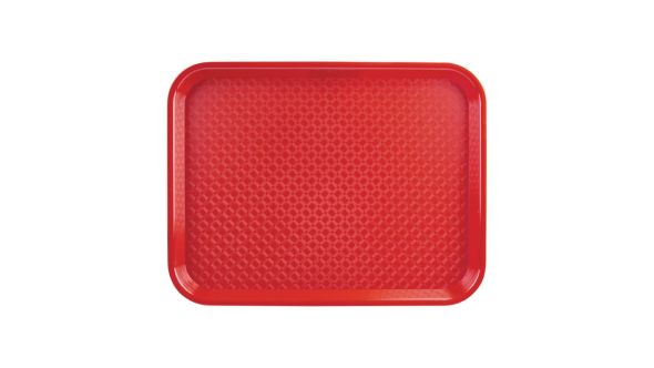Olympia Kristallon PP Rectangular Tray Red 275x353mm QY-T13-09