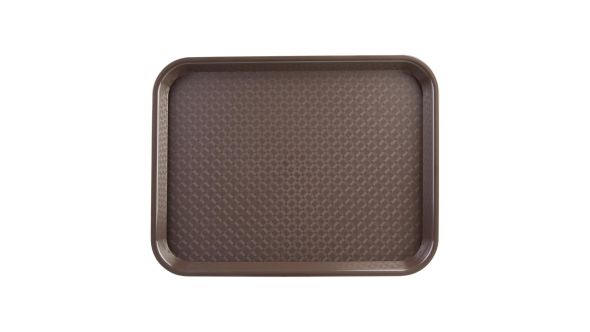 Olympia Kristallon PP Rectangular Tray Brown 275x353mm QY-T13-05
