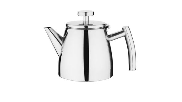 Olympia Conical Insulated Stainless Steel Teapot with Filter 350ml T0802-0A