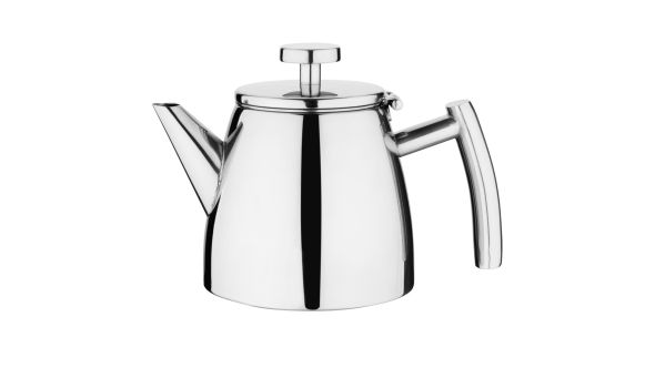 Olympia Conical Insulated Stainless Steel Teapot with Filter 600ml T0802-2A