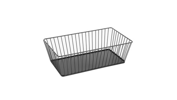 Olympia Wire Food Display Tray Rectangular Black 330x190x100mm PE30902