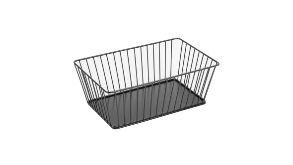 Olympia Wire Food Display Tray Rectangular Black 280x180x100mm PE30903