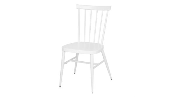 Bolero Windsor Aluminium White Chairs White (4 Pack) DP718