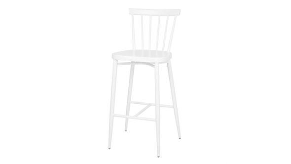 Bolero Windsor Aluminium White High Stools (2 Pack) DP719