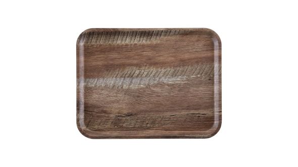 Cambro Madeira Laminate Rectangular Tray Dark Oak 360x460mm MA3646E88