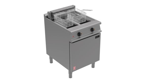 Falcon Dominator Twin Tank Free Standing Electric Fryer on Feet E3865