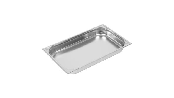 Vogue Heavy Duty Stainless Steel 1/1 Gastronorm Tray 65mm