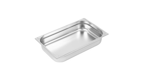 Vogue Heavy Duty Stainless Steel 1/1 Gastronorm Tray 100mm