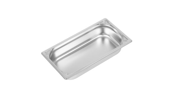 Vogue Heavy Duty Stainless Steel 1/3 Gastronorm Tray 65mm
