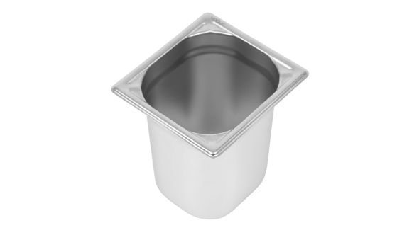 Vogue Heavy Duty Stainless Steel 1/6 Gastronorm Tray 200mm