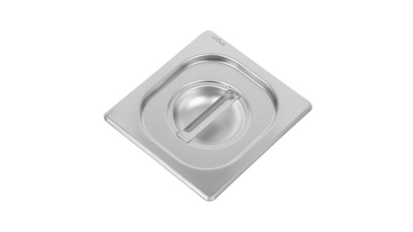 Vogue Heavy Duty Stainless Steel 1/6 Gastronorm Tray Lid