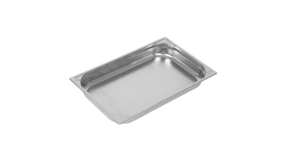 Vogue Heavy Duty Stainless Steel Perforated 1/1 Gastronorm Tray 65mm