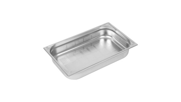 Vogue Heavy Duty Stainless Steel Perforated 1/1 Gastronorm Tray 100mm