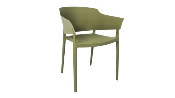 Bolero Bolero Lorenzo Cafe Chairs Green Tea (2 Pack) DX971