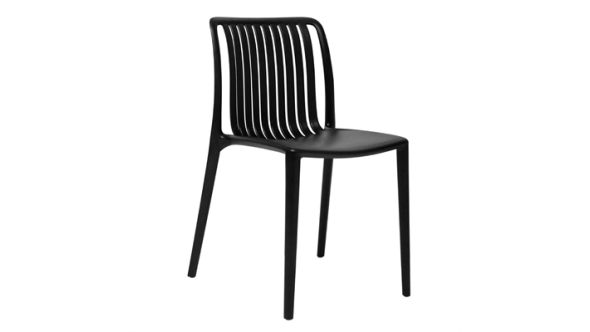 Bolero Bolero Verona Café Chairs Black (2 Pack) DX976
