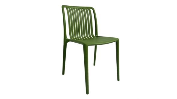 Bolero Bolero Verona Café Chairs Forest Green (2 Pack) DX978