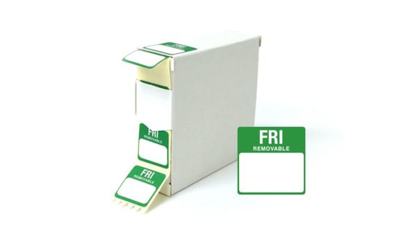 Friday 25x25mm Food Labels - DY048