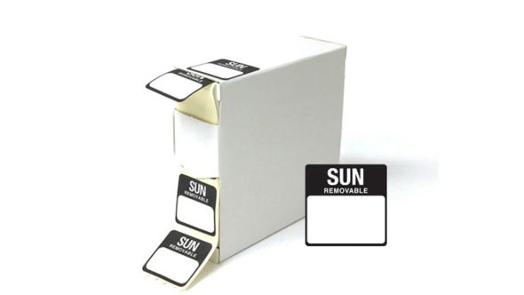 Sunday 25x25mm Food Labels - DY050