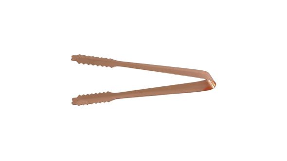 Beaumont Stainless Steel Ice Tongs Copper Plated 175mm 3889