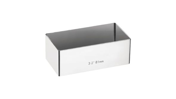 Rectangular Mini Gateaux Mould 80 x 40mm