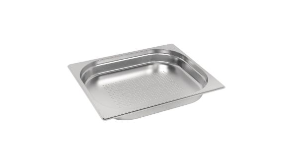 Vogue Stainless Steel Perforated 1/2 Gastronorm Tray 40mm