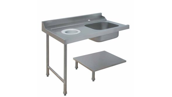 Diamond DLVS-S12 Left Hand Side Pre-Wash Table (All Models)