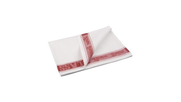 Vogue Glass Cloth Red