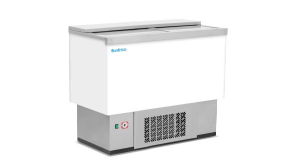 Infrico EFP1000WH Double Bay White Laminated Beer Dump