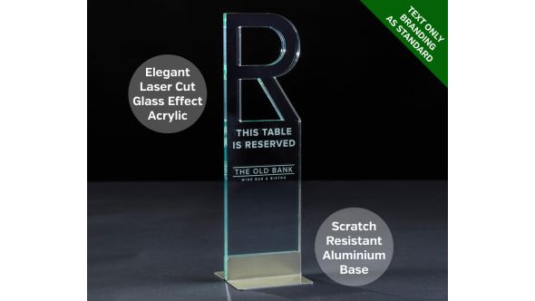 Emerald Reserved' table sign - ER002