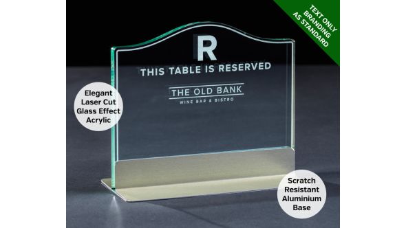 Emerald Monument Reserved Table Notice - ER008