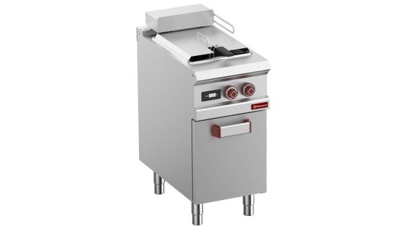 Diamond E9/F21A4-NAP Single Basket Freestanding Electric Fryer on Neutral Closed Cupboard, 22.5kW
