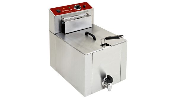 Diamond F12TR/SP Single Basket Countertop Electric Fryer, 7.5kW
