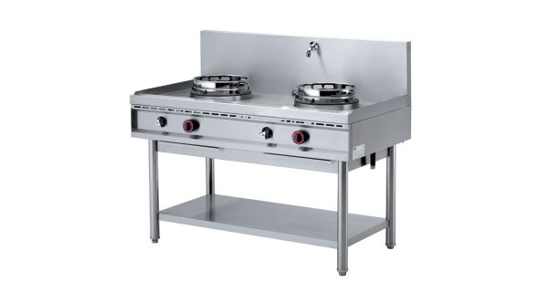 Diamond WGL2-13 Gas Wok Stove, 2 Fires (13 Kw)