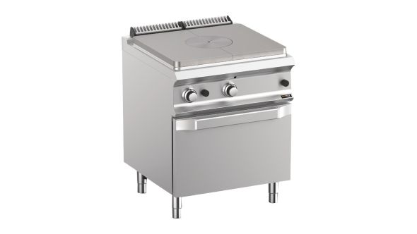 Hobart Ecomax Solid Top Oven Range HETPG77FG