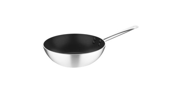 Vogue Non-stick Teflon Aluminium Platinum Plus Wok 300mm