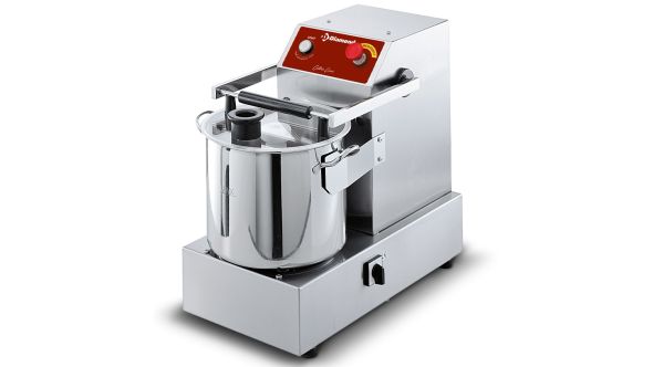 Diamond CSP2/15B Stainless Steel Cutter, 15 Liters, Table Model, 2 Speeds