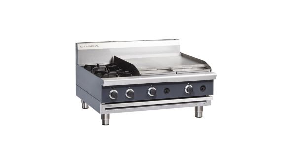 Blue Seal Cobra Countertop Natural Gas Hob with Griddle C9B-B