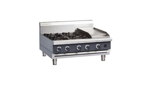 Blue Seal Cobra Countertop Natural Gas Hob with Griddle C9C-B
