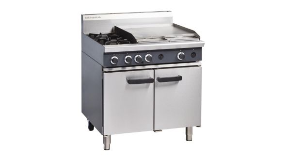 Blue Seal Cobra Natural Gas Oven Range with Griddle CR9B