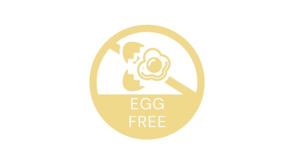 Vogue Removable Egg-Free Food Packaging Labels (1000 pack)