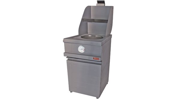Diamond MIKA/1-MC Heavy Duty Freestanding Gas fryer with 1 Round Basin