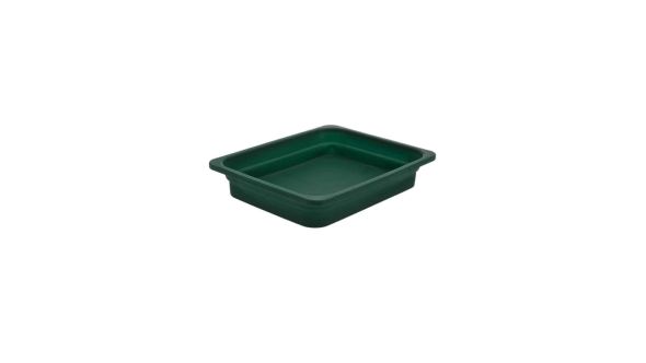 Primeware Flexepan  - Silicone Oven to Table Gastronorm Dishes 1/2GN 65mm Deep - 5 Colours-Green