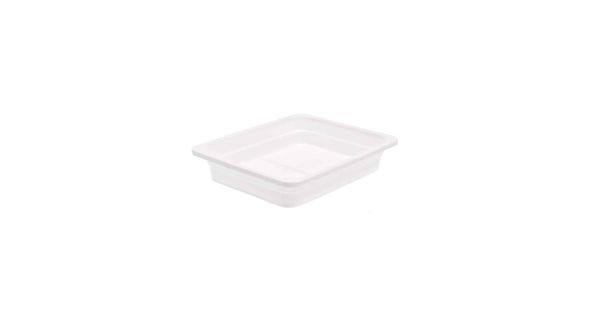 Primeware Flexepan  - Silicone Oven to Table Gastronorm Dishes 1/2GN 65mm Deep - 5 Colours-White