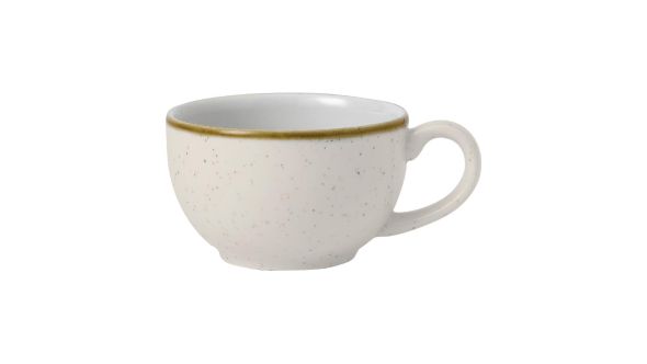 Churchill Stonecast Barley White Cappuccino Cups 170ml (12 Pack) SWHSCB061